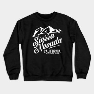 Sierra Nevada California USA Crewneck Sweatshirt